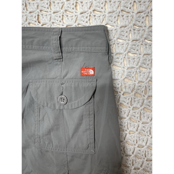 The‎ North Face Cargo Mini Skirt Flare Women's Size 6 Gray With Pockets Hiking - Picture 7 of 11